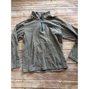 The North Face  1/4-zip quarter zip fleece Asphalt Grey Heather Boys Large 14/16